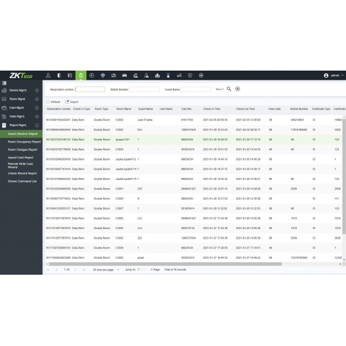Интеллектуальная платформа для отелейZKBioHLMS - фото4
