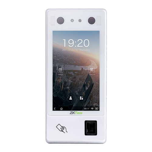 Биометрический терминал СКУД распознавания лиц со считывателем отпечатка пальцаG4