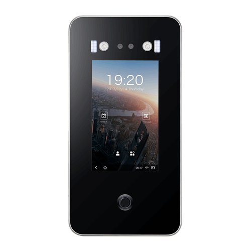 Биометрический терминал СКУД распознавания лиц со считывателем отпечатка пальцаFaceDepot-7A