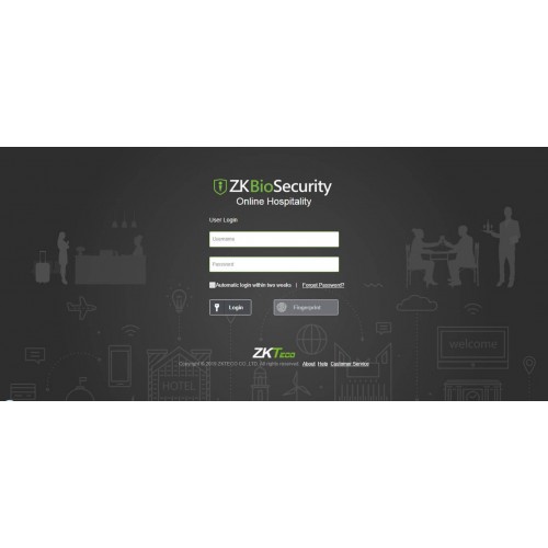 Модуль СКУД для больничных комплексовZKBioSecurity (гостиница)