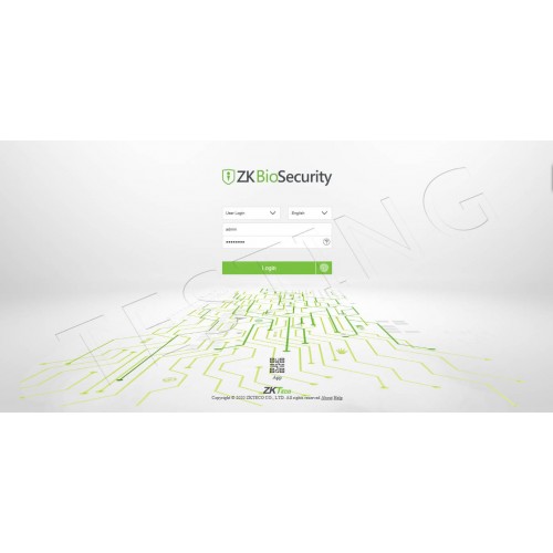 Веб-платформаZKBioSecurity-V5000