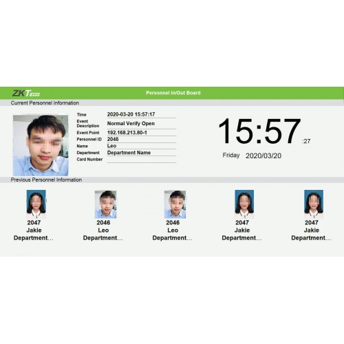 Веб-платформаZKBioSecurity-V5000 - фото5