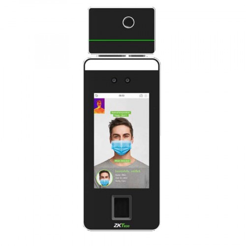 Биометрический терминал СКУД распознавания лиц со считывателем отпечатка пальцаSpeedFace-V5L[TI]